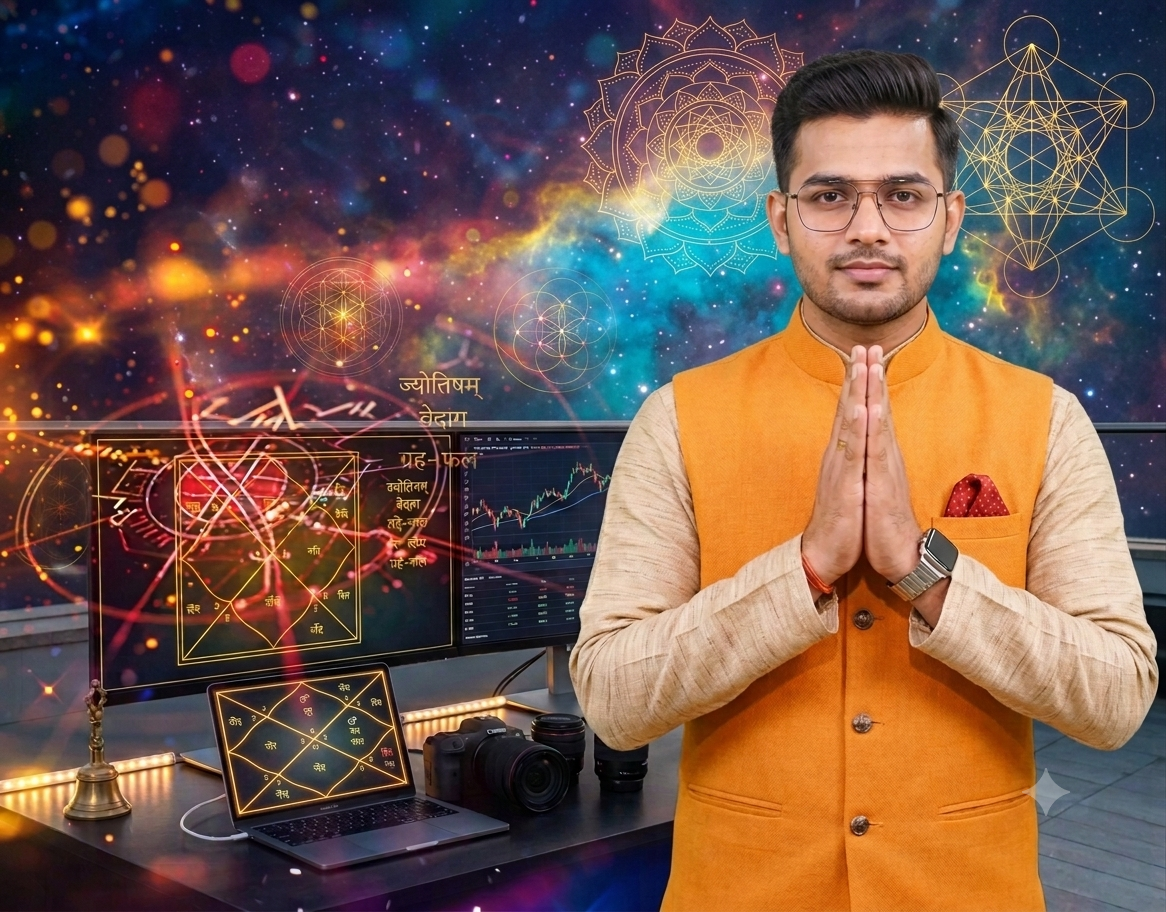 Vedic astrology celestial zodiac wheel