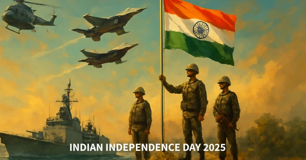 Indian Independence Day 2025: Honouring the Spirit of Freedom with patriotic celebrations, armed forces, and national pride.