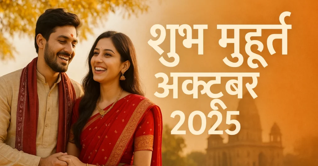 अक्टूबर 2025 के शुभ मुहूर्त की पूरी गाइड में शुभ तिथियां और सुझाव जानें