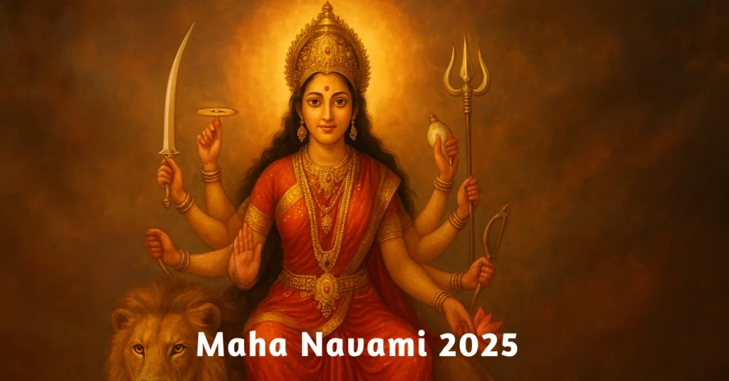 Maha Navami 2025 celebrations, rituals, and spiritual significance of the ninth day of Navratri festival