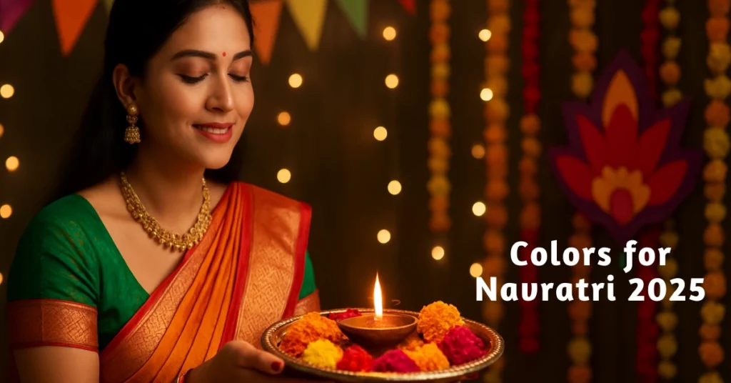 Vibrant colors for Navratri 2025 to celebrate each day with positivity and festive energy