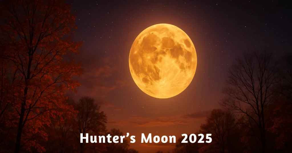 Hunter’s Moon 2025 full moon, spiritual meaning, date, and astrology insights