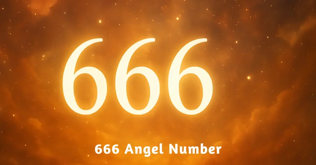 666 Angel Number meaning, symbolism, and spiritual message from the universe for guidance and balance.
