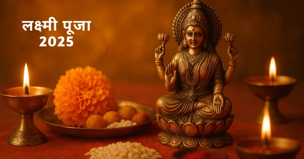 लक्ष्मी पूजा 2025 की तिथि, समय, महत्व और धन व समृद्धि के लिए किए जाने वाले अनुष्ठानों की जानकारी।