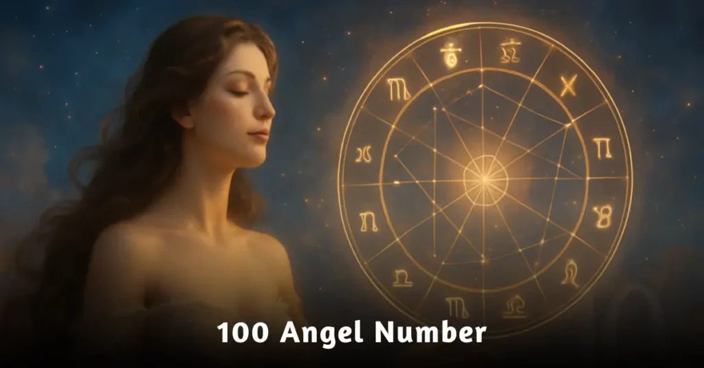 100 angel number meaning and spiritual message explaining what the universe wants to tell you through this divine sign