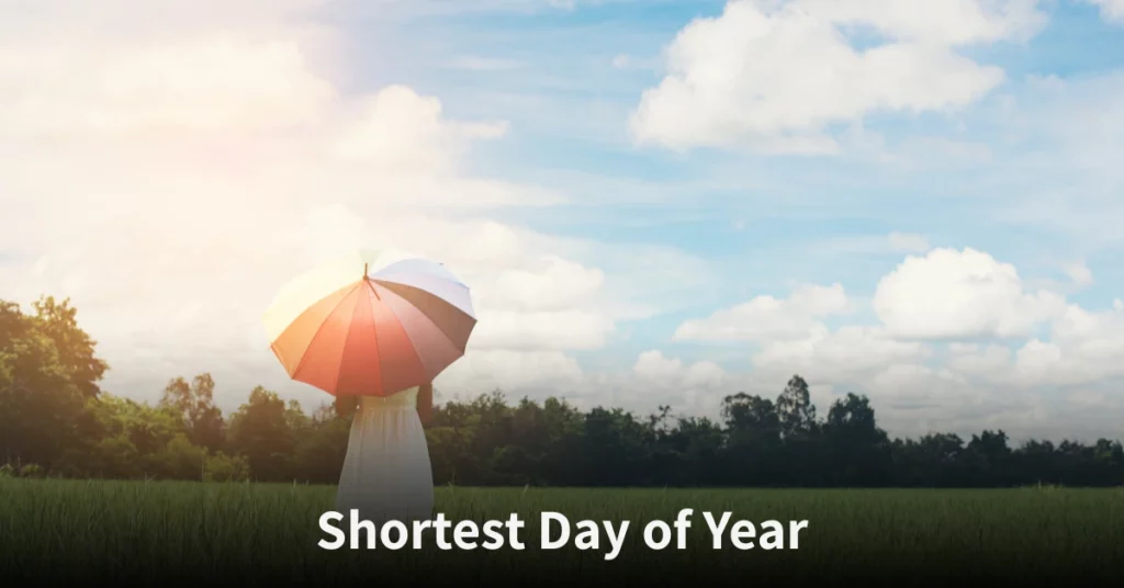 Image showing the shortest day of the year 2025 with winter solstice details and seasonal significance
