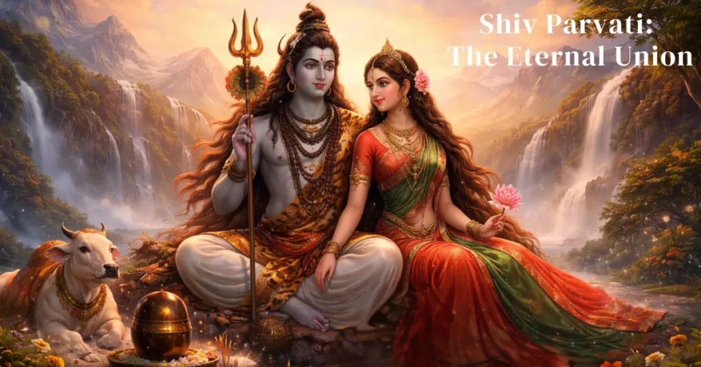 Shiv Parvati divine union representing love, balance, power, and spiritual harmony