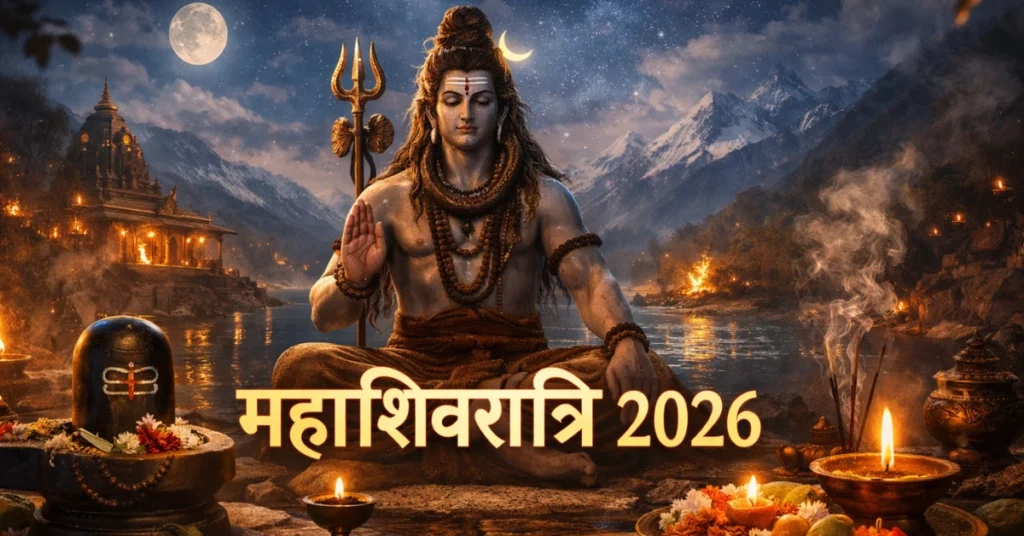 महाशिवरात्रि 2026 का पावन पर्व – तिथि, समय, अनुष्ठान, उपवास के नियम और भगवान शिव का आध्यात्मिक महत्व